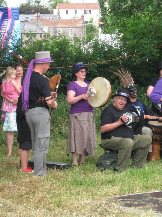 Musicians for Grimspound Morris, Priddy Folk Festival, Saturday 10th July 2010